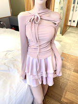 1197. Stay multy strap ribbon off T (4color)
