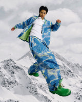 LOGO YELLOW THUNDER SUPER WIDE PANTS
