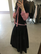 [MD Pick]ベイスリットカットアウトTシャツ (5color)