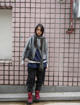 REVERSIBLE FRILL MUFFLER (GRAY)
