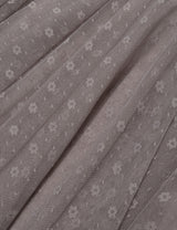 フラワー メッシュ ドレス(GREY)