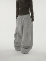 Arc back curved sweat pants -3C
