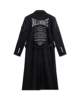 DKILLUMINATE FITTED LONG WOOL COAT