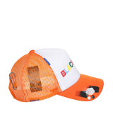 BBD Uncover Colors Logo Trucker Mesh Cap (Orange)