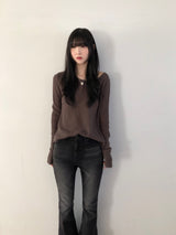 Basic Two-Way Knitwear (3 colors)