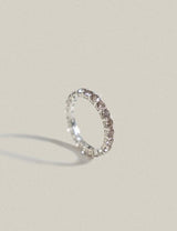 Sun Glitter Eternity Ring 3mm - Cognac
