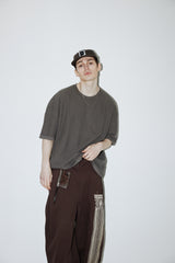 Column Wide Pants (Nether-brown)