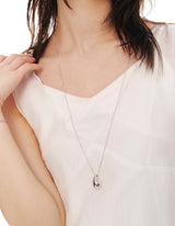 26SS★ [Premium Plating] Champagne Full Moon AB(W) Big Bowl Long Necklace