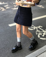 Work Corduroy Pocket Skort Pants
