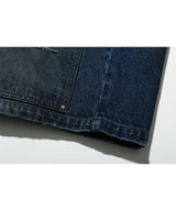 Double Knee Bermuda Pants (Dirty Blue)