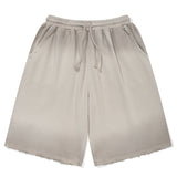 VINTAGE WASHING STUD POINT HALF PANTS [OAT MEAL]