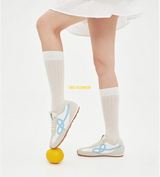 WE FLOWER Trendy New Baguette German Training Shoes, Versatile, Comfortable and Lightweight - Airy Blue