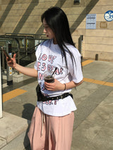 クレヨンキッシュレタリング半袖Tシャツ (2c)