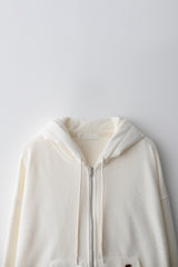Snow Hood Zip-up (Ivory)