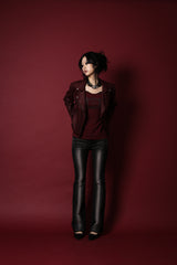 CORSET HIGHLIGHT BOOTS CUT DENIM #NOIR