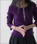 Betonic crop cardigan