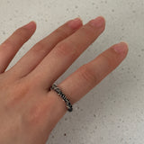 レターリング / [CCNMADE] LETTER RING 2 (Purple)