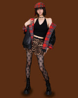 leopard kangkang cake shorts