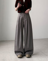 Maple Linen Wide Slacks