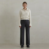 (Z-PT-5461)ESSENTIAL WINTER BOOTCUT LONG PANTS