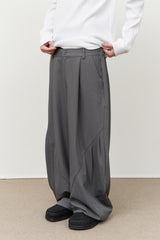Taper Pintuck Banding Trousers (2color)