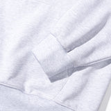 HANDLE EMBRODERY HALF LOGO HOODIE
 - WHITE
M/GREY