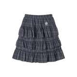 Triple Frill Mid Skirt