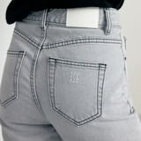Warm grey semi wide jeans - SW004