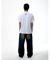 TM クラックTシャツ-BLUE