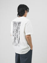 ピクトバックレタリングTシャツ 3color