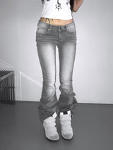 0459 cool grey washing jeans  