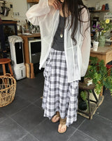 Noah See-through Summer Tie Blouse