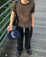 ソリッドバンドワイドパンツ