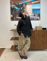 マッドタンワイドビンテージカーゴパンツ