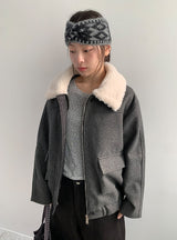 Pilance Quilted Fur Collar Jacket