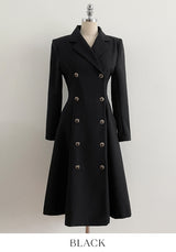 26SS★ Colette Tailored Collar Double Flare One Piece