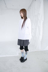 milky dot linen button top(4colors)