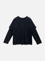 Sheer See-Through Layered Long Sleeve (4c)
