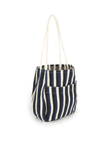 Penan striped shoulder bag