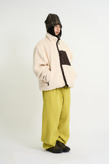 Cozy belted fleece jogger pants