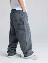 CARPENTER LOOSEFIT DENIM PANTS GRAY