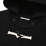 チェリーフーディートグルロングコート [BLACK]