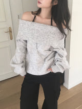 オフダイヤニット