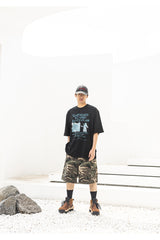 BERMUDA WASHED DEFENCE RIP CARGO SHOR PANTS MSFSP002-CM