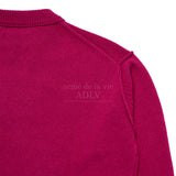 24FW PIXEL BEAR ARTWORK KNIT PINK