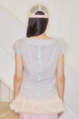 フィフィドットコットンブラウス (WHITE)