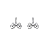 Mini Bold Ribbon One-touch Earrings