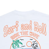GT080 サーフィンロールロングスリーブラッシュガード (WHITE)