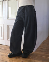 Piin Studded Fleece Vintage Wide Pants
