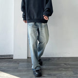 Dual-Wash Wide Denim